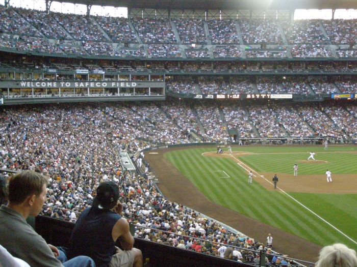 And yes, we did get tickets to the Mariners vs. Red Sox's - and yes, the Red Sox's won!