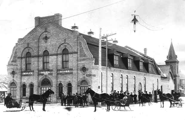 This beautiful Opera House opened in 1893 and by 1963 it was demolished to make way for a parking lot in Calgary's downtown core. 