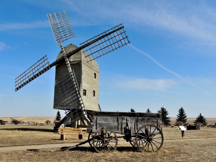 Etzikom Windmill Museum, located in Etzikom, Alberta