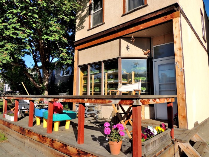 One of many unique homes...