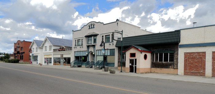 West Canadian Collieries Office, Thompson Grocery, and Greenhill Grill/JE Uptown Building...